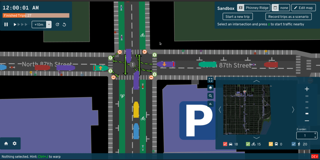 Graphic from the open source [A/B Street](https://a-b-street.github.io/docs/index.html) project, which tries to find ways to improve traffic flow. This is a difficult problem space and one that isn't easily solved.
