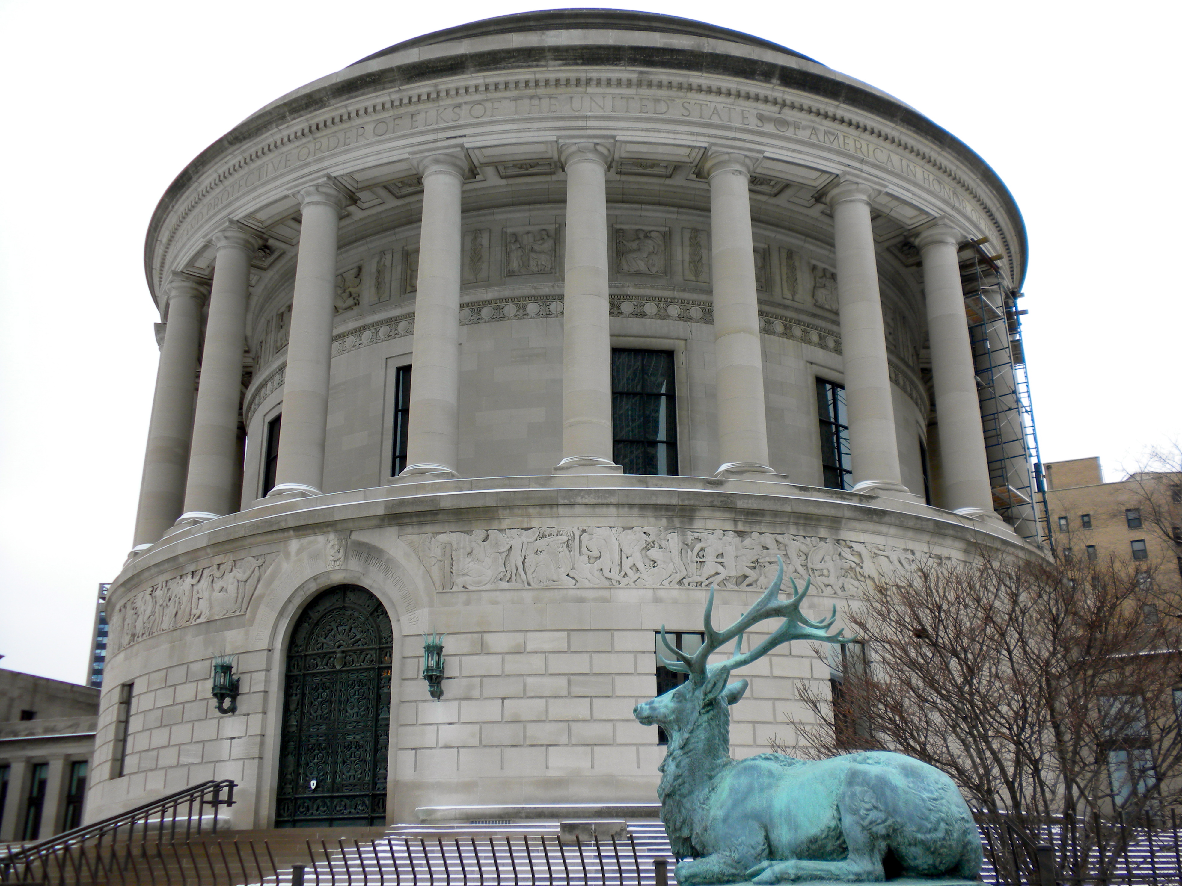 Elks Grand Lodge in Chicago, IL. The Elks total Membership was 1.6 Million in 1976 and 750,000 in June 2020. By Smallbones - Own work, Public Domain, https://commons.wikimedia.org/w/index.php?curid=9429178